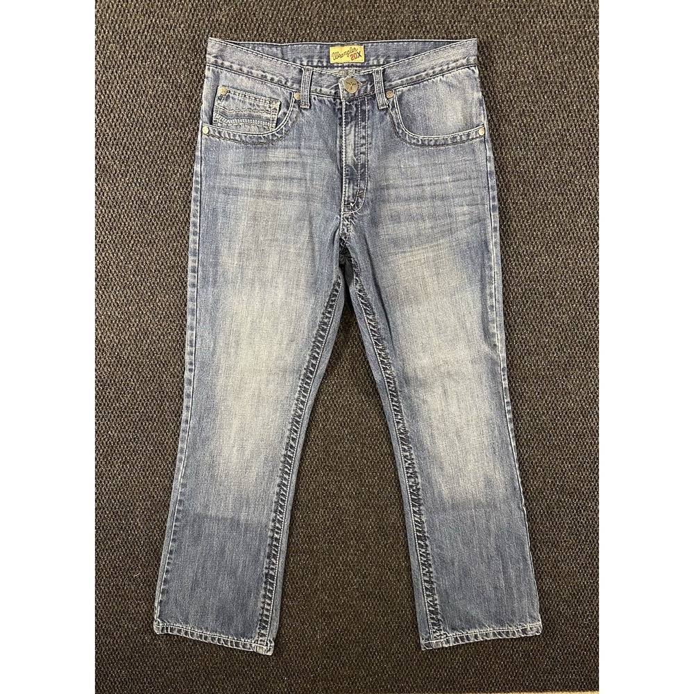 Wrangler Men's 20X Jeans 33x32 Style 42 Vintage Boot Light Wash (Fit 33x30.5)